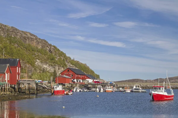 Vingsand kikötője Norvégiában — Stock Fotó