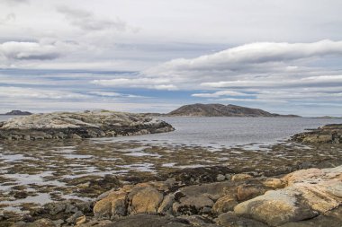 Sandviksberget 'te sular çekilmişti.