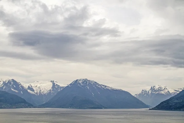 Vista del fiordo de Sognefjord — Foto de Stock