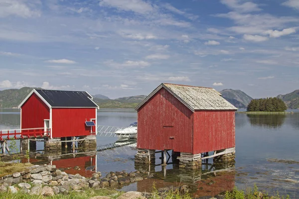 Boot hutten in sor Eitran — Stockfoto