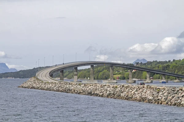 A híd építőművészete Norvégiában — Stock Fotó