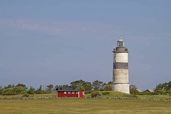 Lighthouse at Morups Tange — Stock Photo, Image