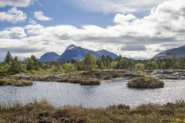 Moorland na Atlantyckiej wyspie Tustna — Zdjęcie stockowe