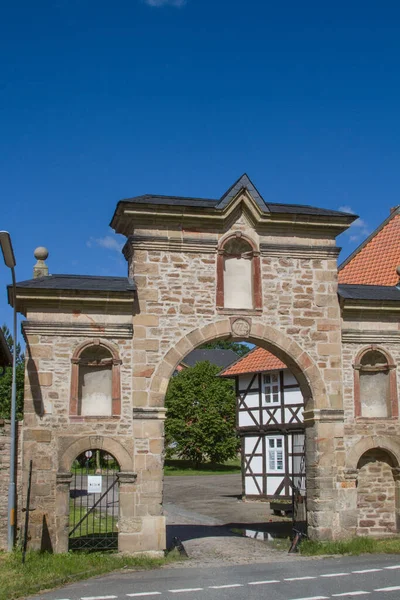 Πύλη Εισόδου Στο Μοναστήρι Woeltingerode Κοντά Στο Goslar — Φωτογραφία Αρχείου
