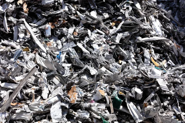 Perfiles Aluminio Chatarra Desguace Fundición Reciclaje — Foto de Stock