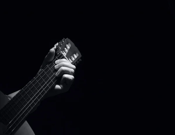 Flamenco spielen mit einer Gitarre — Stockfoto