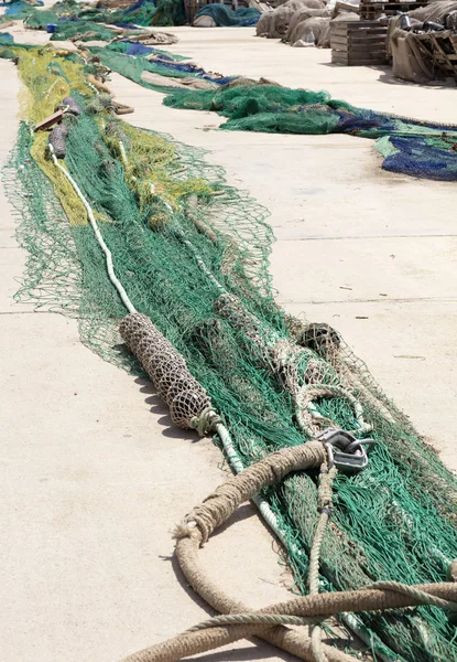 Fishing nets extended — Stock Photo, Image