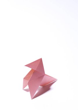 Origami kitap kapağı beyaz