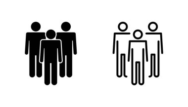 İnsan simgesi seti. Kişi simgesi vektörü. Kullanıcı Simgesi vektörü. takım simgeleri