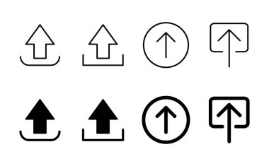 Simge yükleme seti. veri simgesi yükle