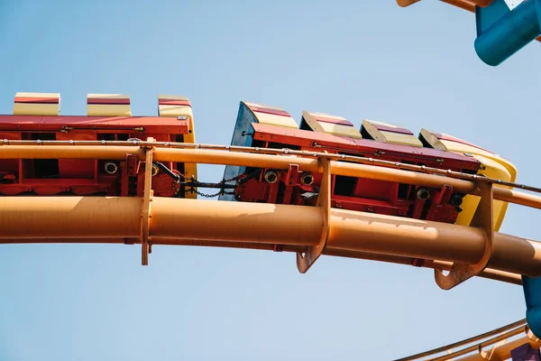 Most Popular Roller Coaster Amusement Park Testing Rail — Stock Photo, Image