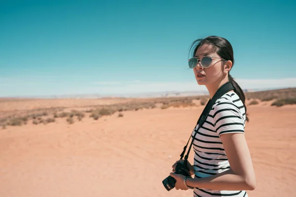 Natuurfotograaf Buiten Fotograferen Tijdens Het Wandelen Trip Grand Canyon National — Stockfoto