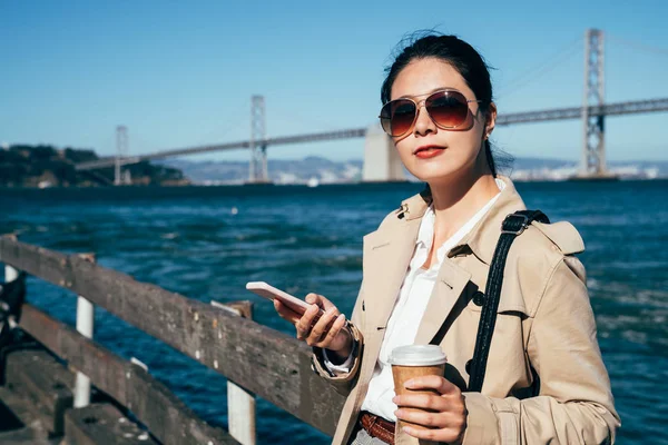 Oakland Bay Bridge San Francisco California Has One Longest Spans — Stock Photo, Image