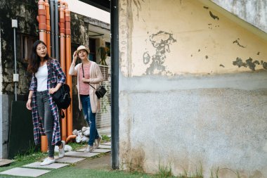 Bahçede yürüyüş yolu taştan yapılır