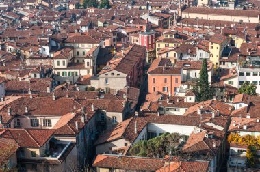 brescia kent kaleden aereal görünümünü