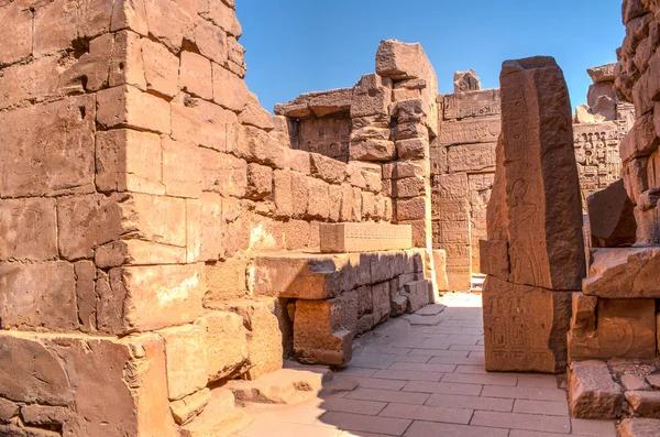 Célèbre complexe du temple Karnak d'Amon Ra à Louxor — Photo