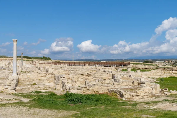 Ruïnes Van Oude Stad Cyprus Kourion — Stockfoto