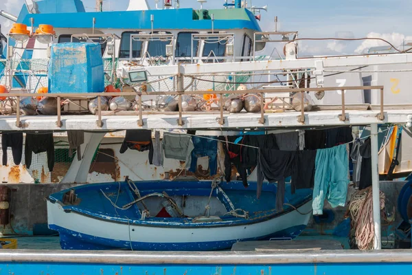 Deck of a fishing ship, Cyprus, Limassol