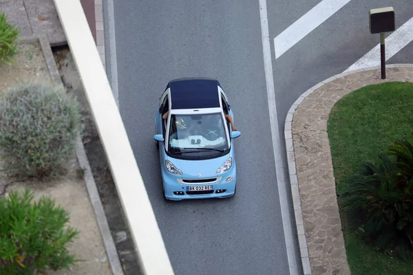 Monte Carlo Monaco Octobre 2018 Vue Aérienne Une Petite Voiture — Photo