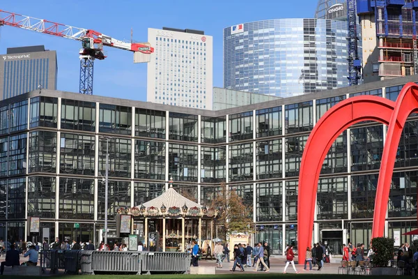 París Francia Octubre 2018 Araña Roja Araignee Rouge Escultura Arte — Foto de Stock