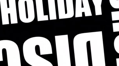 Tatil alışveriş Word Cloud metin döngü ile animasyon 20 kelime: 