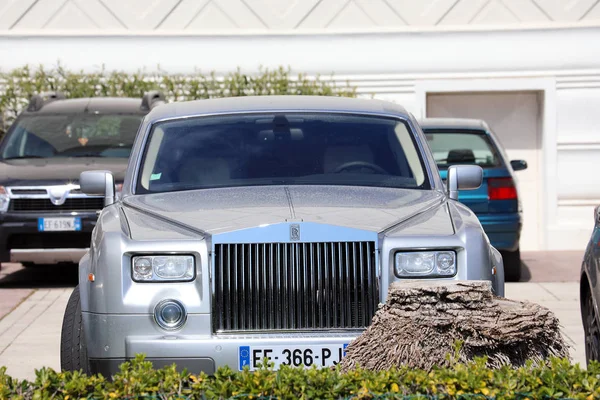 Menton France April 2018 Luxury Rolls Royce Phantom Front View — Stock Photo, Image
