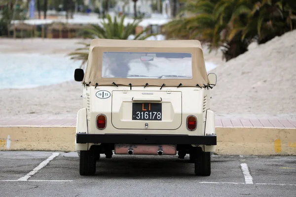 Menton França Dezembro 2018 Beautiful Vintage Volkswagen Thing 1973 Visão — Fotografia de Stock