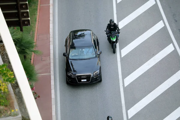 Monte Carlo Monaco October 2018 Aerial View Audi Full Size — Stock Photo, Image