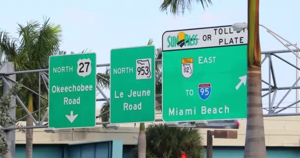 Miami Florida Usa Fevereiro 2019 Luxury White Lamborghini Huracan Performante — Vídeo de Stock