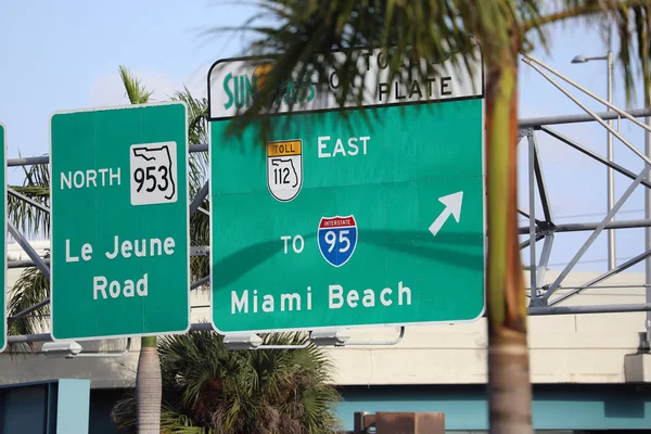 Camino a Miami Beach — Foto de Stock