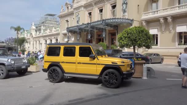 Monte Carlo Monaco Giugno 2019 Mercedes Benz Amg Crazy Color — Video Stock