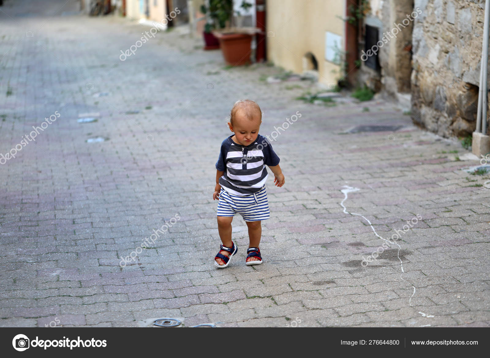 baby boy walking