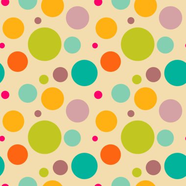 Çemberli kusursuz retro doku