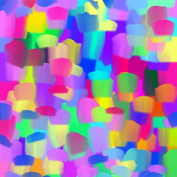 Gekleurde Textuur Van Olieverf — Stockfoto