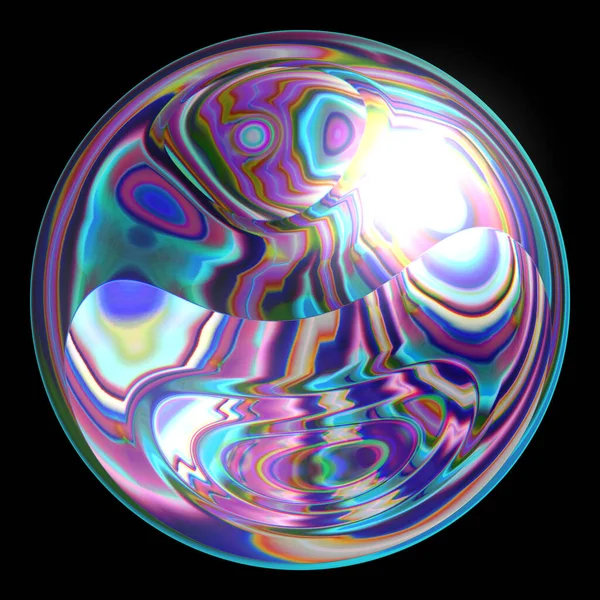 Nice Bubble Varicoloured Sphere — Stock Photo, Image