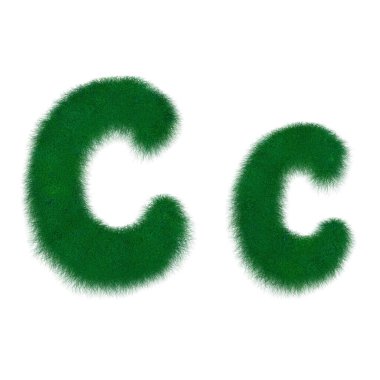 Yosun yeşil harfi C