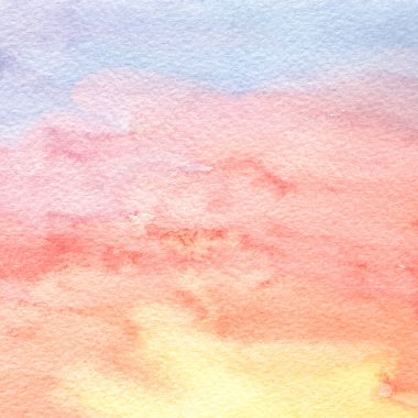 Renkli turuncu suluboya dokusu