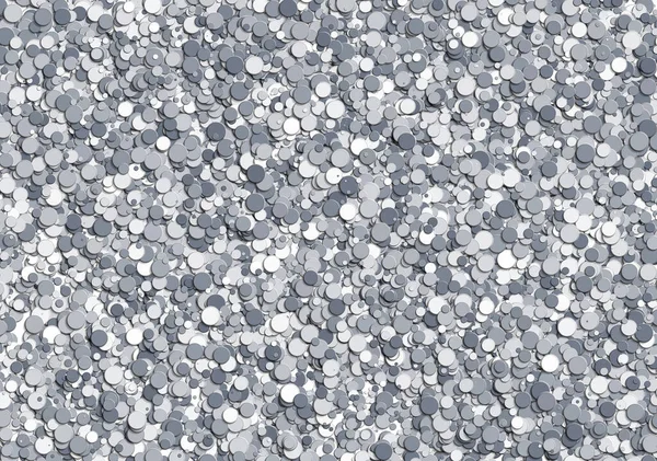 Gray Circle Confetti Background — Stock Photo, Image