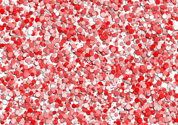 Círculo Vermelho Confetti Fundo — Fotografia de Stock