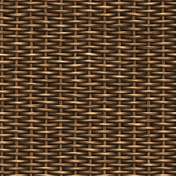 Seamless Wood Wickerwork Pattern — Stock Photo, Image