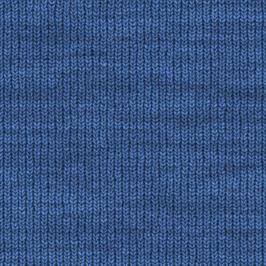 Kusursuz mavi örgü deseni  