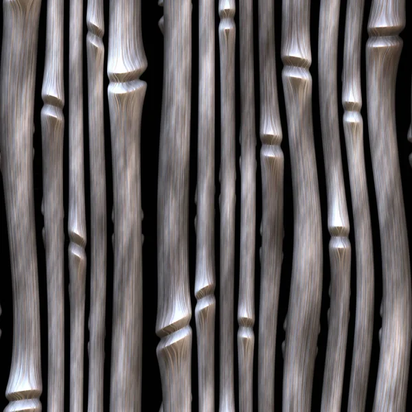 Patrón Bambú Grizzly Sin Costuras —  Fotos de Stock