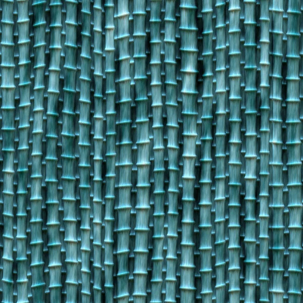 シームレスなターコイズ竹のパターン — ストック写真
