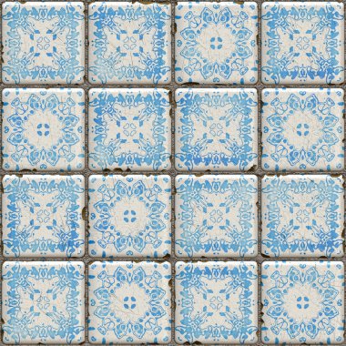 Kusursuz kare mozaik desen  