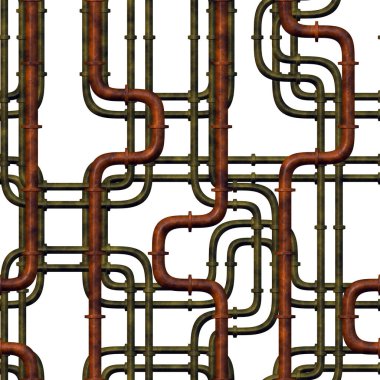 Kusursuz steampunk boru hattı deseni  