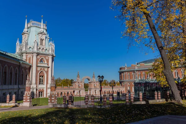 Moscú Rusia Octubre 2018 Gran Palacio Tsaritsyn Reserva Museos Tsaritsyno — Foto de Stock