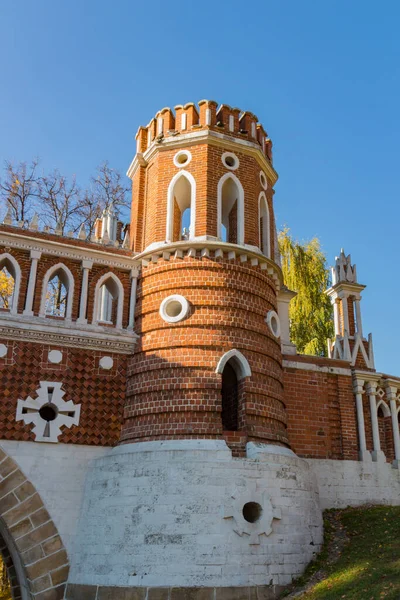 Moskau Russland Oktober 2018 Das Figürliche Trauben Tor Museumsreservat Zarizyn — Stockfoto