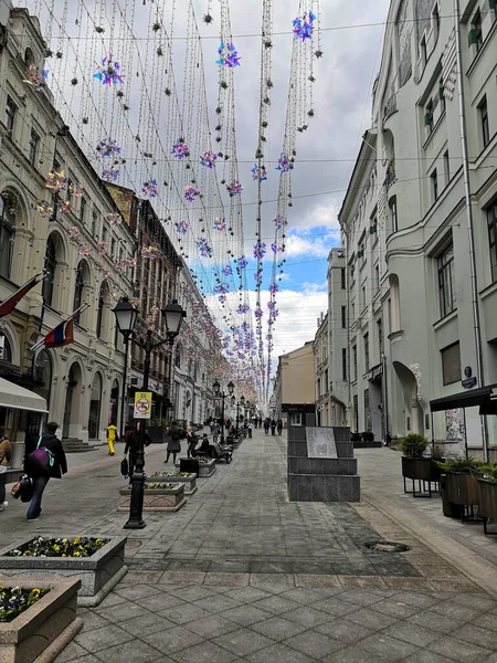Moscou Russie Mai 2019 Vues Sur Rue Piétonne Pont Kuznetsky — Photo