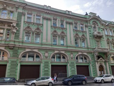 MOSCOW, RUSSIA - 10 Mayıs 2019: Rus Özel Hukuk Okulu Binası.