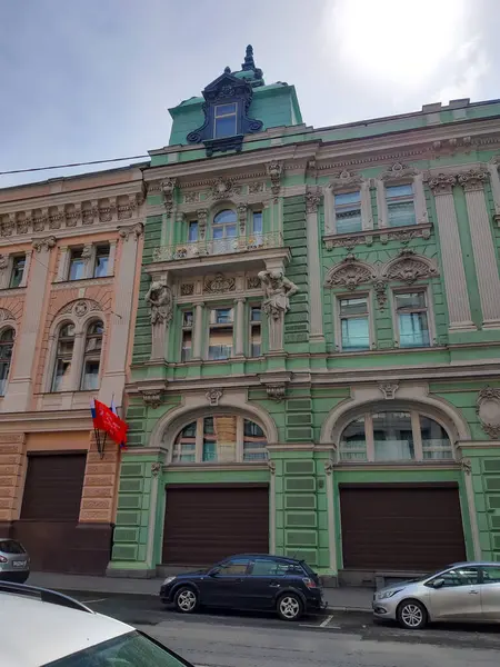 Moscow Rússia Maio 2019 Edifícios Históricos Rua Iliynka Centro Cidade — Fotografia de Stock
